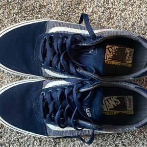 Mens Navy Vans, Sz 10